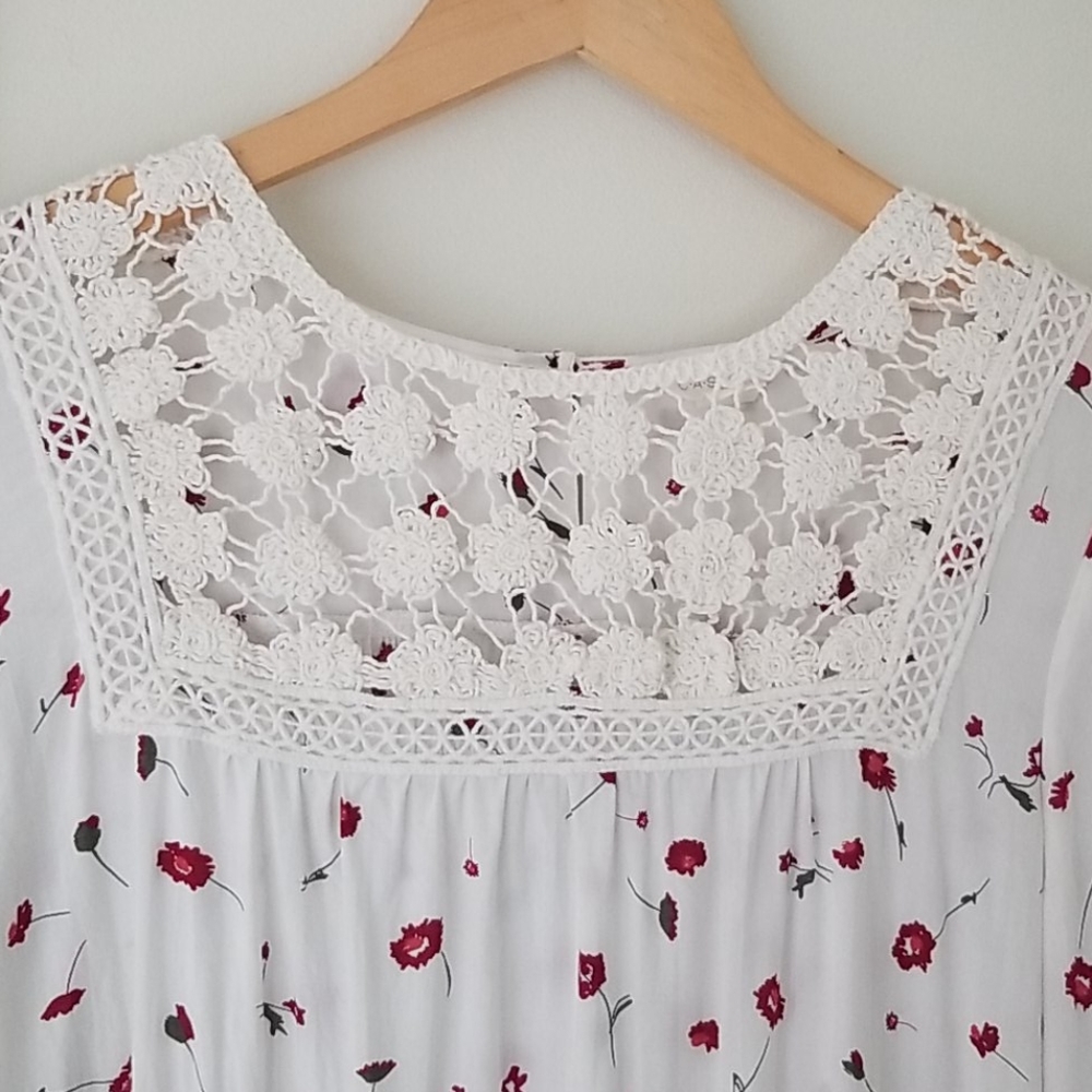 Caslon floral tunic